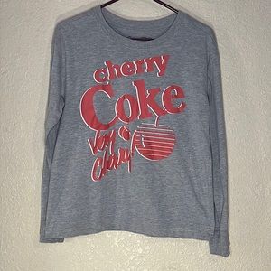 Coca Cola Cherry Coke Medium Long Sleeve T-Shirt B13